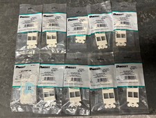 Lot of (10) Panduit NetKey Modular Furniture Faceplate Adapters picture