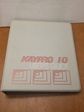 The Kaypro 10 Users Guide Binder For Kaypro Computers picture