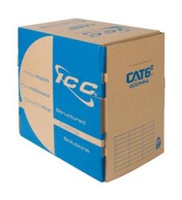 Icc ICCABR6EBL Cat6e Cmr Pvc Cable Blue picture