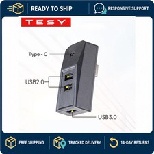 TESY Glovebox USB Hub for Tesla Model Y YL Juniper Model 3 Highland 4-in-1 picture