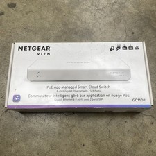 Netgear GC110P PoE Smart Cloud Switch 8-Port Gigabit Ethernet w/2 SFP Ports picture