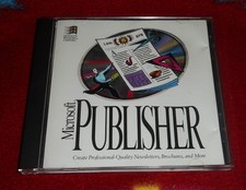 Microsoft Publisher Version 2.0 (1994) *Vintage Software, Windows picture