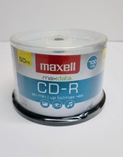 Maxell CD-R Blank Media 50 Pack Spindle 80 Minute 700MB MAX648250 picture