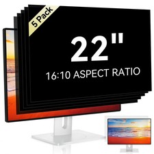 Mamol 22in Privacy Screen Filter 5 Pack 16:10 Anti Glare Monitor Protector picture