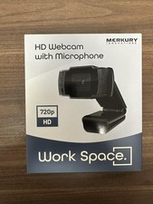 Merkury Innovations Work Space HD Webcam With Microphone 720p Brand New picture