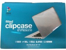 DIGITAL BASICS for Macbook Air 13” Fitted Clipcase with Keyboard Overlay Silver picture