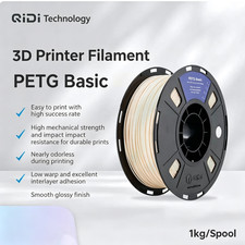 QIDI PETG Basic 1.75mm 1KG Filament Low Warp Smooth Durable 3D Printer picture
