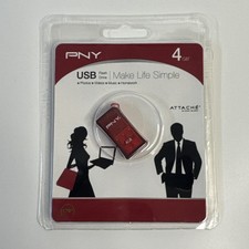 PNY -  USB 4gb Flash Drive NEW SEALED Stick picture
