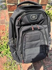 OGIO Renegade RSS Laptop Backpack, Black /Gray Pindot picture