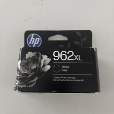 GENUINE HP 962XL High Yield Black Ink Cartridge BRAND NEW SEALED IN BOX Exp 2028 picture