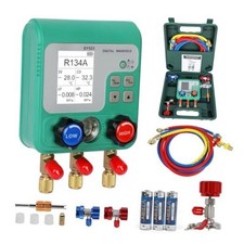 HVAC Digital Manifold Gauge Set 92 Refrigerants AC Gauge Set with Dual picture