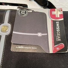 Swiss Gear Laptop Case Sleeve Wenger Maya Ultra Slimcase Black 17.3” Light Spots picture