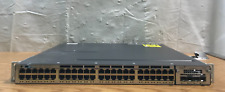 Cisco WS-C3750X-48P-S Cisco Catalyst 48 Port Switch(1x)C3KX-PWR-715WAC picture