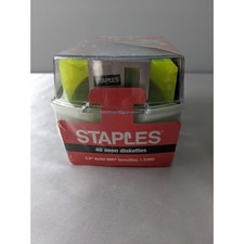 Staples 40 Neon Diskettes 3.5 DS/HD IBM Formatted 1.44MB Floppy Disks Case New picture