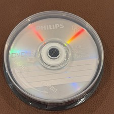 Philips DVD+R: 1-16x Speed, 120min, 4.7 GB DR4S6B10F/17 Cake Box Spindle - 10 Pk picture
