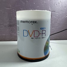 Memorex DVD+R 16X 4.7GB 120min 99 Pack Spindle New Open Box picture