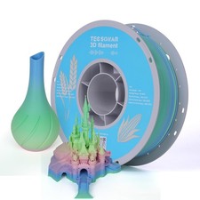 TECSONAR Matte Rainbow PLA 3D Printer 1 kilogram, picture