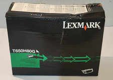 Lexmark T650H80G Black Hi Yield Toner Cartridge Genuine New NO BOX Weighs Full picture