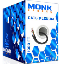 | CAT6 Plenum Cable 1000Ft | UTP, 23AWG, 550Mhz | DSX-8000 Certified | Most Cert picture