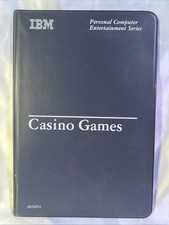 IBM Personal Computer Entertainment Series CASINO Games 5.25 Disk Vintage v1.05 picture