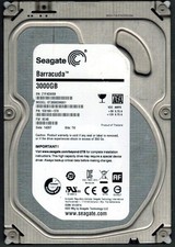 ST3000DM001 P/N: 1E6166-570 F/W: SC48 S/N: Z1F4 TK 3TB JAN 2014 SEAGATE picture