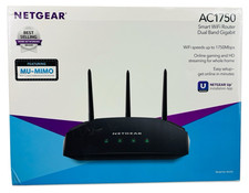 NETGEAR AC1750 Smart Wifi Router (R6350) Dual Band Gigabit Black NEW OPEN BOX picture