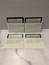 VTG Ohio Distinctive Software 5.25 Floppy Disk Lot Diet Menu Checkbook IBM PC picture