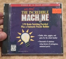 The Even More Incredible Machine PC CD brain twisting puzzles builder think game picture