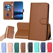 Fiber Leather Card Wallet Cover Case for M14 M54 M34 M55 M35 M42 A70 A71 M62 picture