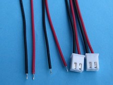 100 pcs 2.54mm 2 Pin Female Polarized Connector w/ 26AWG 12inch 30cm Leads Cable picture