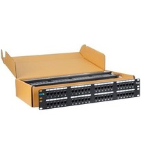 ICC ICMPP4860V PATCH PANEL, CAT 6, 48-PORT, 2 RMS, 6 PK picture