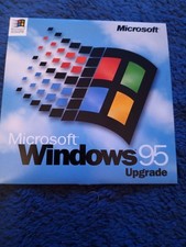 Vintage MICROSOFT WINDOWS 95 UPGRADE CD-ROM PC w/ Product Key picture