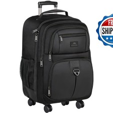 MATEIN 18 inch Roller Backpack Computer Bag 4 Spinner Wheels picture