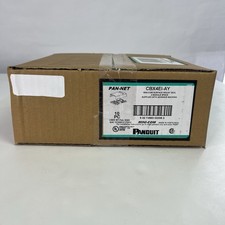 PANDUIT CBX4EI-AY  MINI COM  SURFACE MOUNT BOX  4-MODULE SPACE   1 BOX OF 10 PC picture