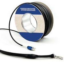 330ft 100m OS2 LC to LC Outdoor Armored Fiber Cable 5mm TPU Uniboot picture