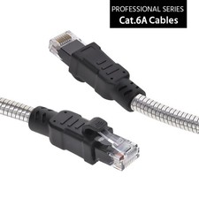 15 Pack of 7Ft CAT6A Patch Cable Armored Anti-Rodent 24AWG picture