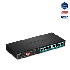 TRENDnet TPE-LG80 8-Port Gigabit Long Range PoE+ Switch picture