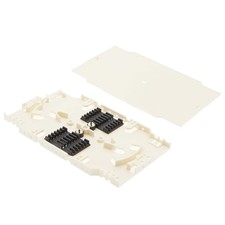 12/24 Cores Fiber Optic Optical Splice Tray Fusion Heat Shrink Splicing White picture