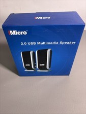 LOT OF 40x iMicro SP-IMD168B 2.0 USB Wired Multimedia Speaker System 2.0 Channel picture