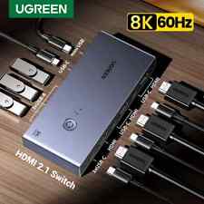 UGREEN 8K 60Hz HDMI KVM Switch USB C USB3.0 KVM Switcher 2 Pcs Sharing picture