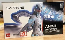 NEW Sapphire 11348-03-20G Pure AMD Radeon RX 9070 XT 16GB GDDR6 GPU PCIe 5.0 picture