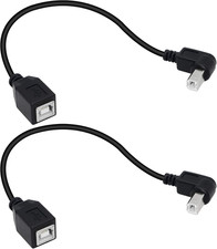 Sinloon USB 2.0 Type-B Printer Cable, 2-Pack USB B Female to Type B Male 90 picture