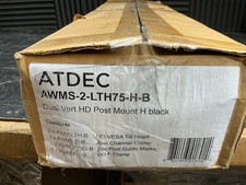 Atdec Heavy Duty Dual Large Monitor Mount AWMS-2-LTH75-H-B ✅❤️️✅❤️️ NEW picture