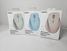 North Wireless Ergonomic 6 Button Mouse Rechargeable 2.4ghz & Wireless picture