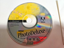 Adobe PhotoDeluxe 2.0 Windows PC Macintosh CD-ROM Vintage 1997 Software picture