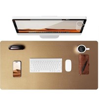 Large PU Leather Dual Sided Desk Pad Non-Slip Mouse Pad Desk Mat Writing Mat picture