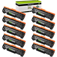 Greencycle 10 PACK Black CF248A 48A Toner for HP LaserJet Pro Printer picture
