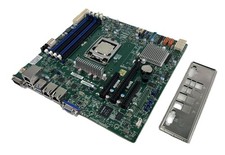 U85222 Supermicro X11SSLF MicroATX Server Motherboard W E31240  IO Shiel G2U picture