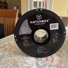 HATCHBOX PLA 3D Printer Filament Cool Gray 1.75mm 1kg Spool picture