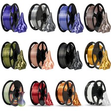 FLASHFORGE Silk PLA Filament 1.75mm 3D Printer Filament 1kg for FDM 3D Printers picture